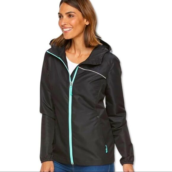 Free Country Jackets & Blazers - Free Country Hooded Packable Jacket